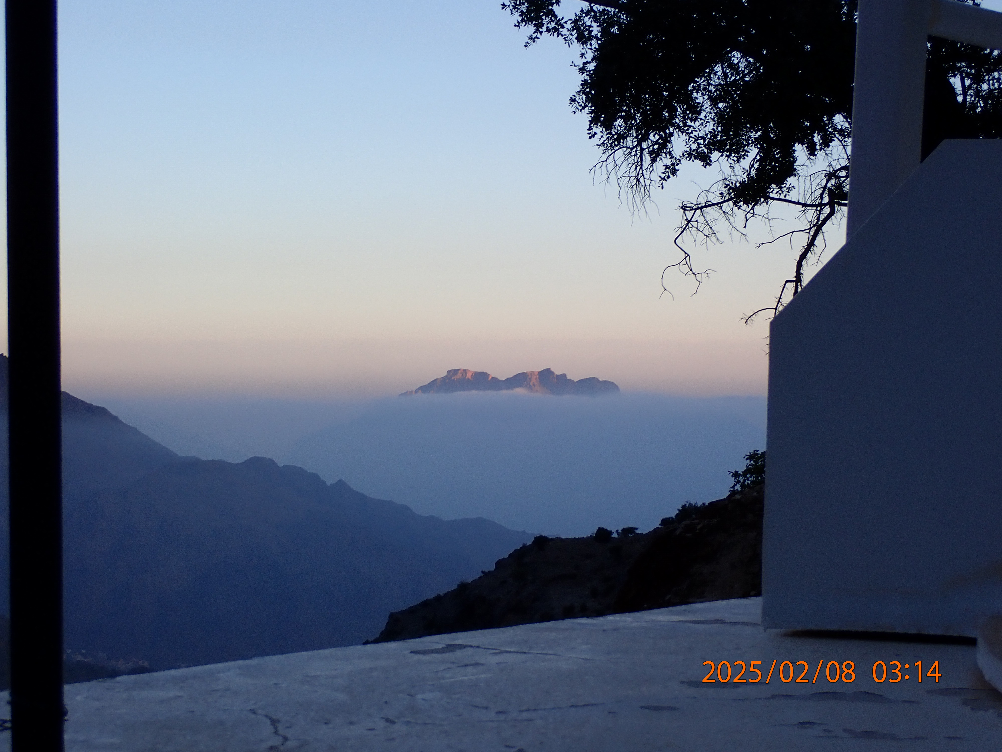 View from Hadash at dawn.